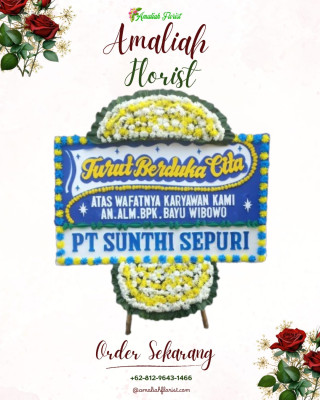 Papan Bunga Duka di Cepu