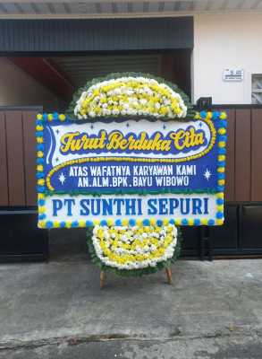 Papan Bunga Duka di Cepu